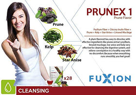 FuXion Prunex1 tea sticks pack for easy daily use.
