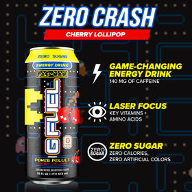 G Fuel zero-sugar energy formula emphasizes clean energy without crash