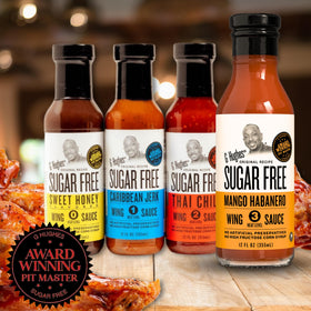 G Hughes Mango Habanero Wing Sauce dinner table serving as a versatile glaze.
