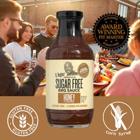 G Hughes Sugar Free Honey BBQ dipping sauce for dips and wings
