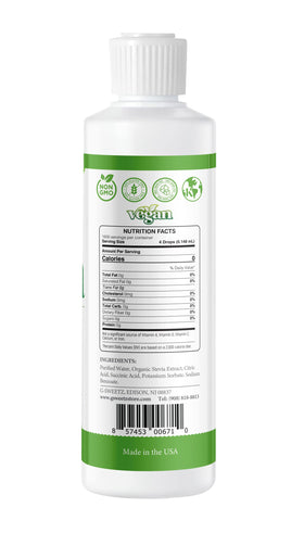 G-Sweetz 8 oz bottle shown as pantry staple for everyday use