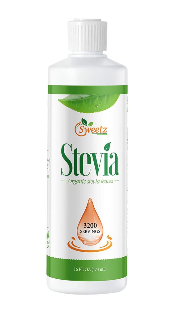 G-Sweetz Liquid Stevia bottle showcases zero-calorie sweetness
