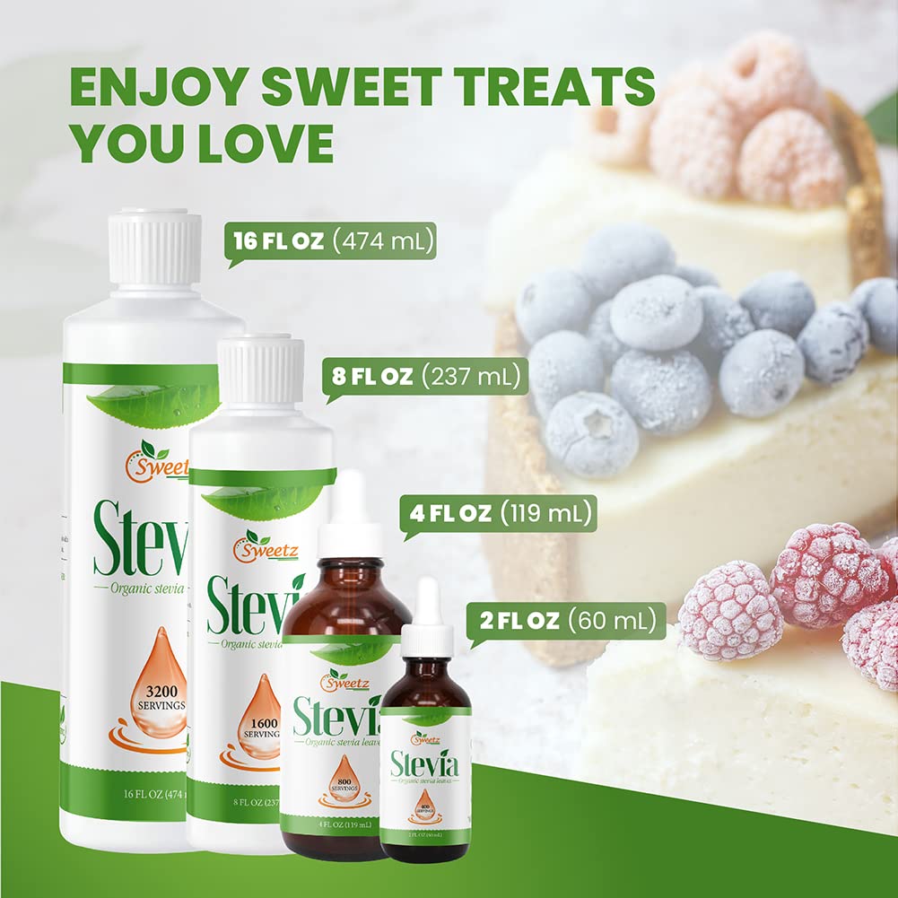 G-Sweetz drops added to a beverage to replace sugar without calories