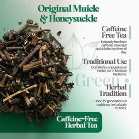 Gabio Green Muicle caffeine-free herbal tea ready anytime.