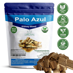 Gabio Green Palo Azul tea brew steps illustrate easy hot or cold preparation