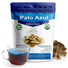 Gabio Green Palo Azul Tea pack front for traditional infusion