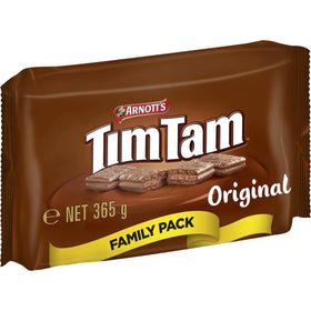 GAF Tim Tam Original family pack front view, ideal for sharing at gatherings.