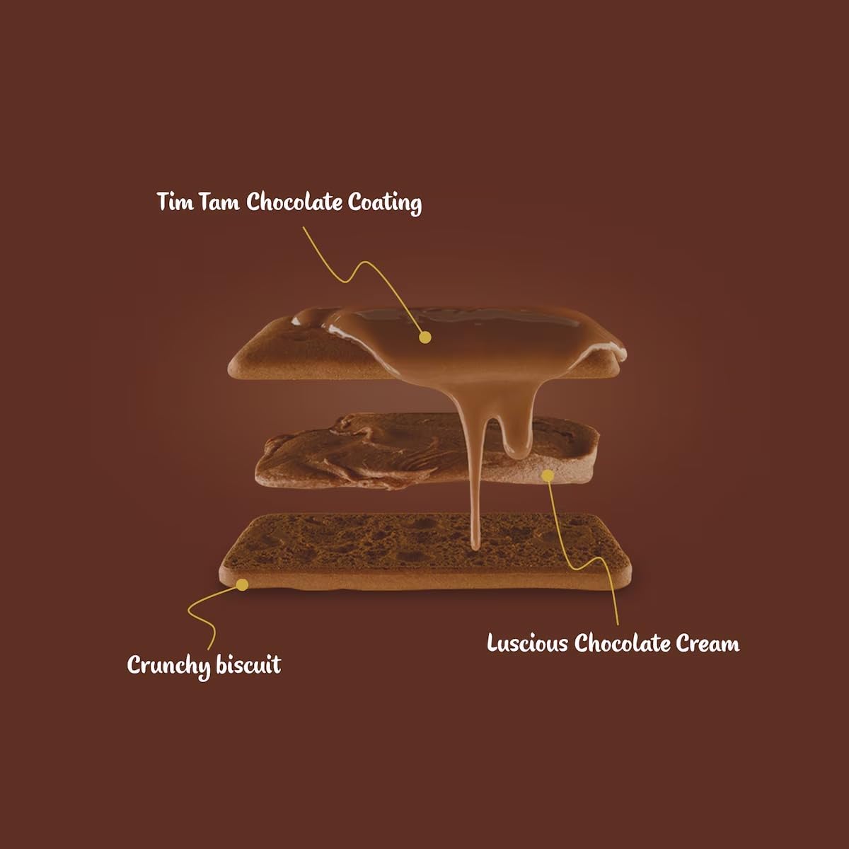 GAF Tim Tam Original slam moment with coffee, a gooey indulgence to enjoy.