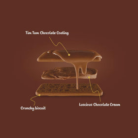 GAF Tim Tam Original slam moment with coffee, a gooey indulgence to enjoy.