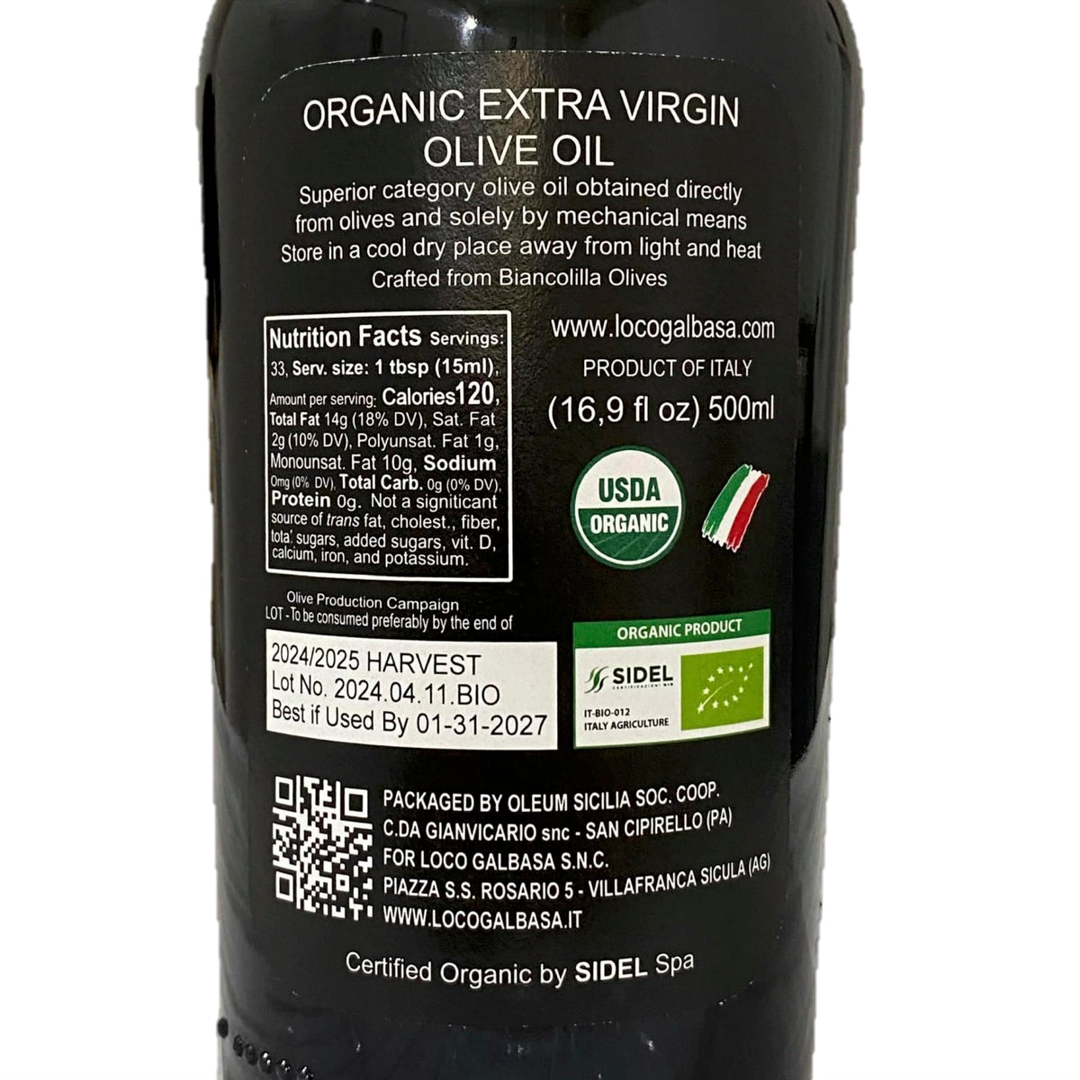 Early harvest notes of tomato and fresh grass in Galbasa olive oil.