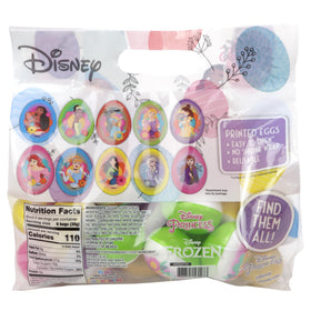 Galerie Disney Princess eggs pre-filled with jelly beans for quick, mess-free egg hunts.