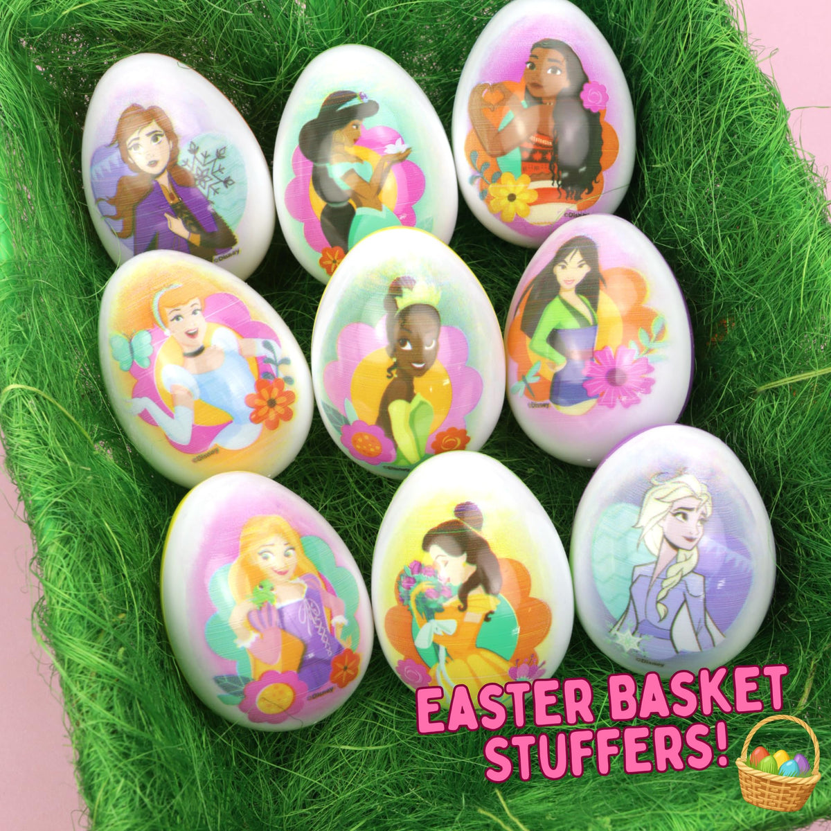 Galerie Disney Princess eggs include stickers to personalize the adventure.