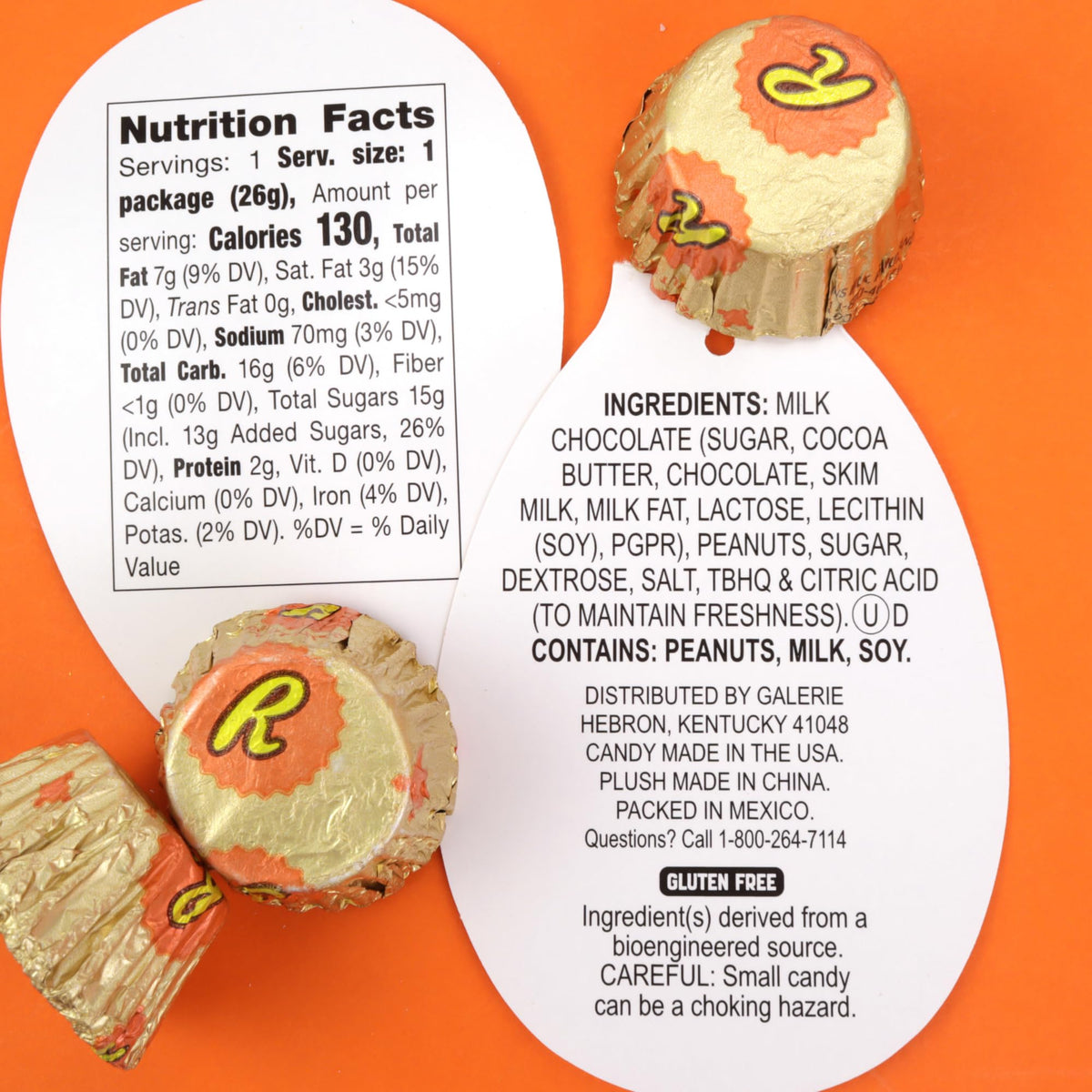 Galerie Reese's Easter Bunny Gift Set mini peanut butter cups for quick spring treats.