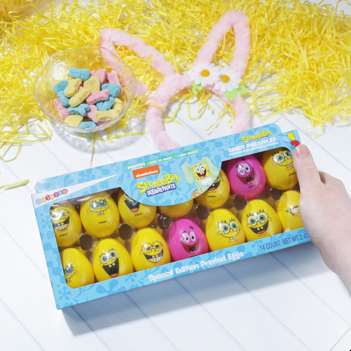 Galerie SpongeBob eggs with assorted candies inside ideal for kids and fans