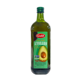 Galil Avocado Oil 1L glass bottle front view showing premium purity for everyday cooking.