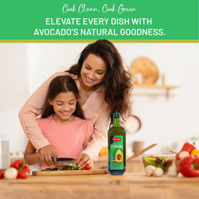 Galil Avocado Oil kitchen setup with 1L bottle ready for everyday cooking.