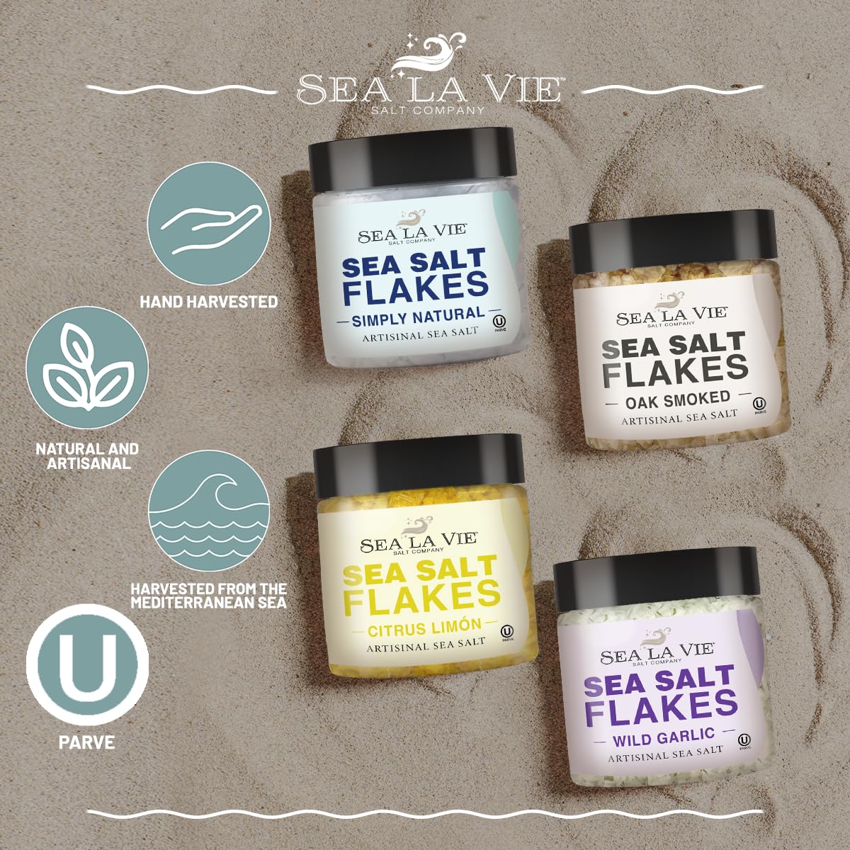 Galil Sea La Vie Wild Garlic salt; bold aromatic kick
