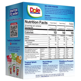 Galley Grove Dole sugar-free travel-friendly hydration for on-the-go lifestyles