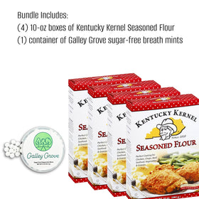 Galley Grove coating yields a golden crust on seafood.