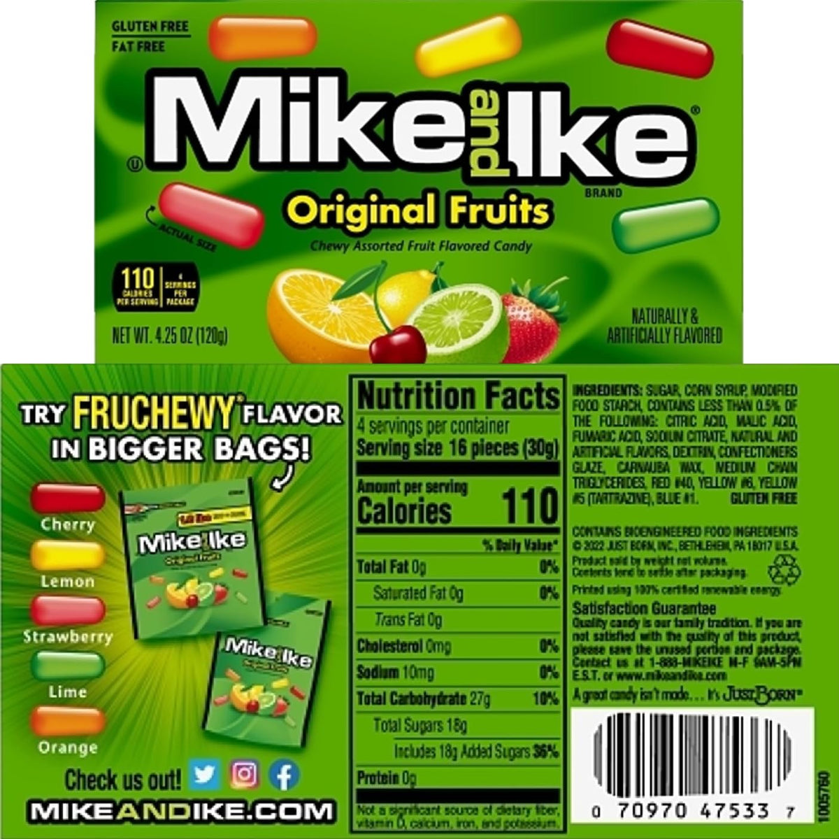 Galley Grove Mike Ike Berry Blast box with fruity chewy flavors