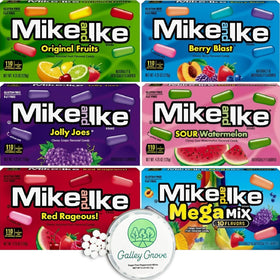 Galley Grove Mike Ike Jolly Joe’s box for movie night snacking