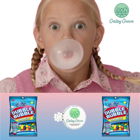 Original Dubble Bubble taste captured in Galley Grove mini gum
