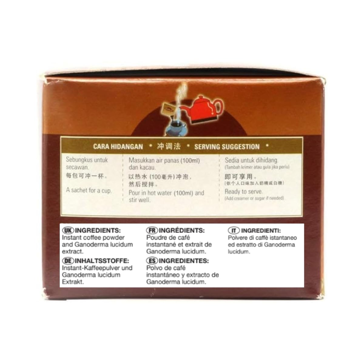 Gano Excel GanoCafe Excel Classic Coffee sachets close-up for convenient on-the-go vitality