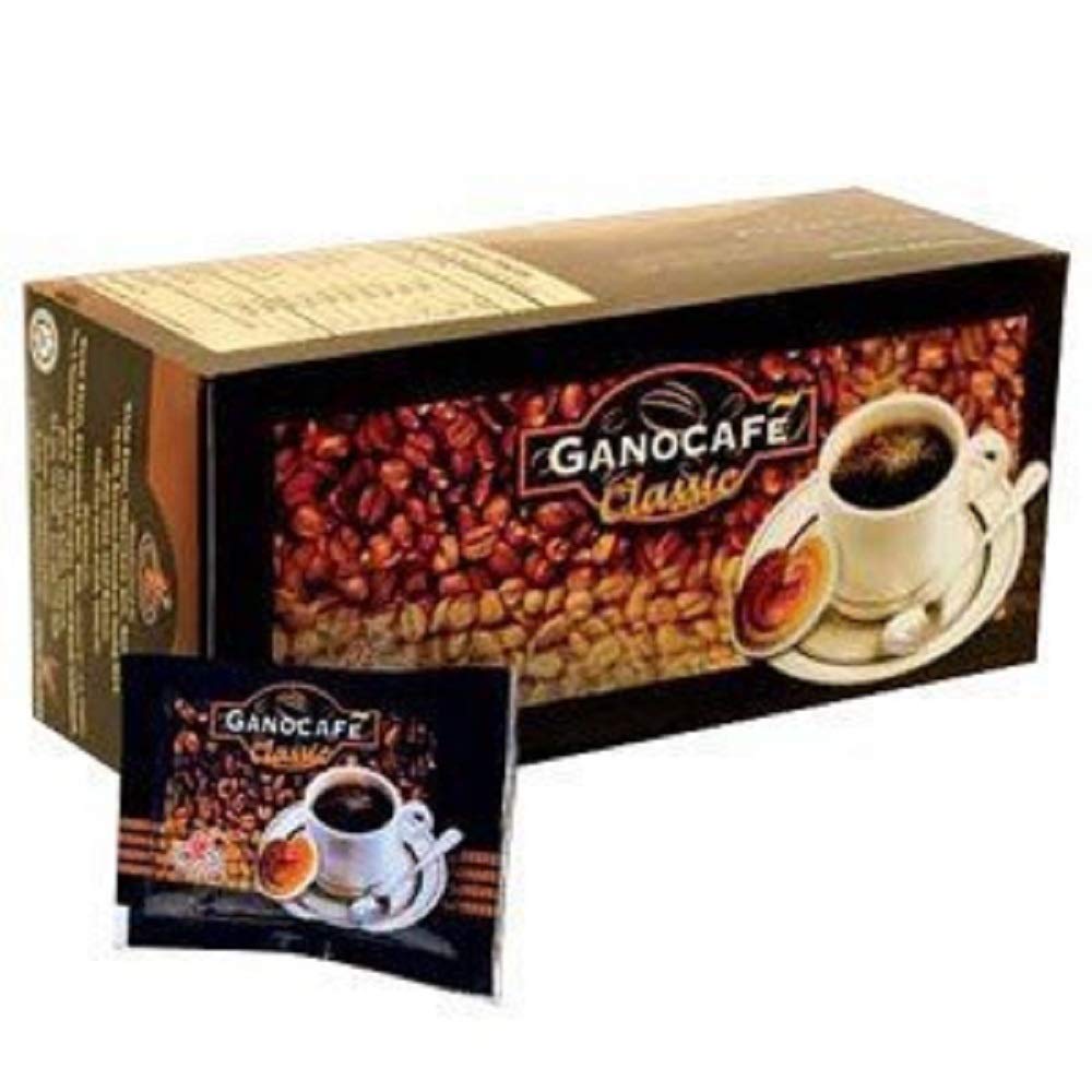 Gano Excel Ganocafe Classic cup steaming with a bold aroma and smooth finish.