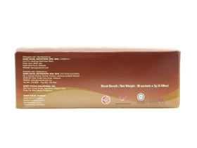 Gano Excel Ganocafe Classic Ganoderma label close-up for premium coffee quality.