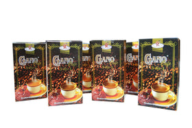 Gano Excel Ganoderma coffee packaging showcasing premium box set
