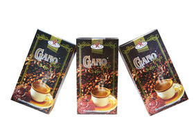 Gano Excel instant coffee with dark roast aroma
