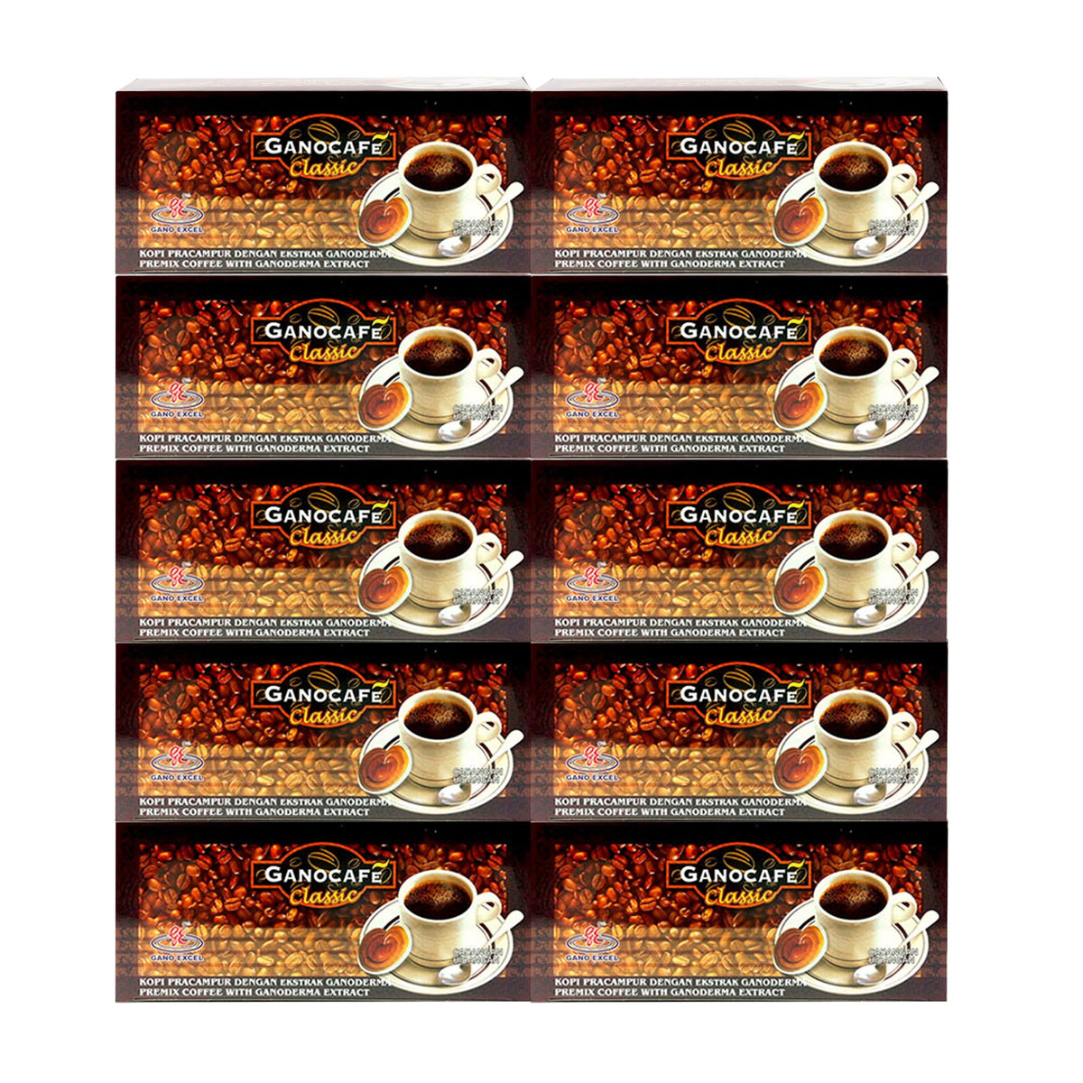 Ganocafe Classic Black Coffee Ganoderma 10 Box delivers bold aroma for your morning ritual.