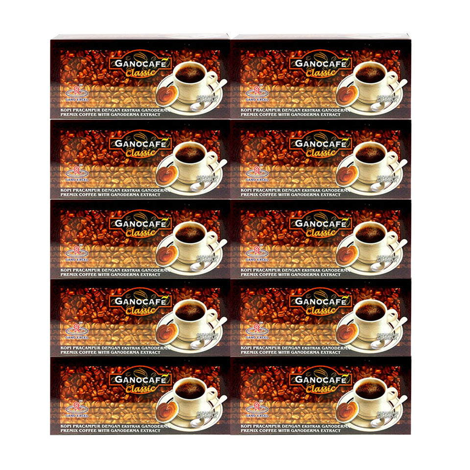 Ganocafe Classic Black Coffee Ganoderma 10 Box delivers bold aroma for your morning ritual.