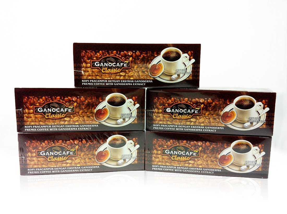 Ganocafé Classic boxes front view for quick mornings