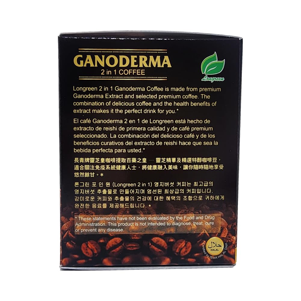Ganoderma Reishi Coffee Mix mug being stirred for a smooth texture.