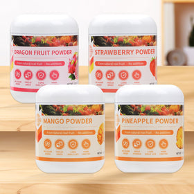 GaoGaoFen mango powder label front on packaging for easy identification.