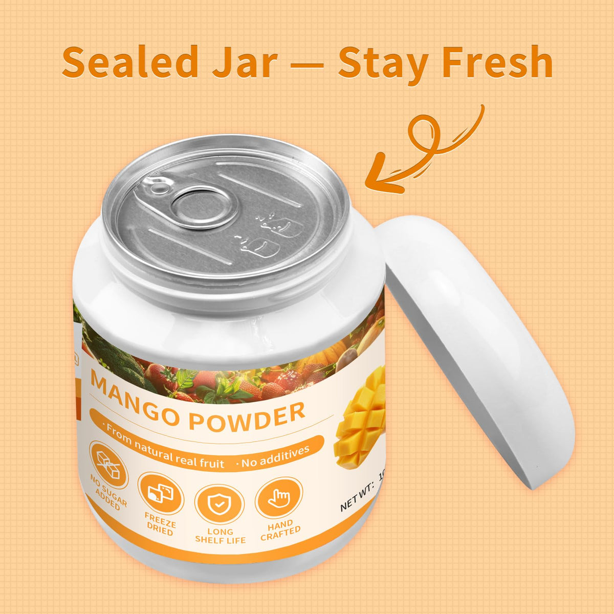 GaoGaoFen sealed jar packaging preserves freshness and convenience.