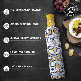 Garcia de la Cruz 1872 origin from Montes de Toledo showcased in the label.