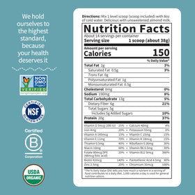 Garden of Life Raw Organic Meal displayed with sprouted grains symbolizing wholesome ingredients.
