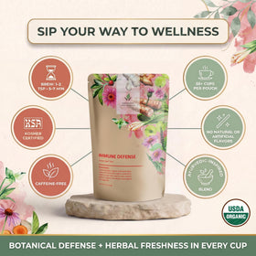 Gardenika Organic ingredients like amalaki and ginger offer aromatic warmth.