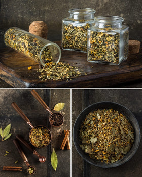 Gardenika Caffeine-free Tea Sampler ideal for hot or iced beverages.