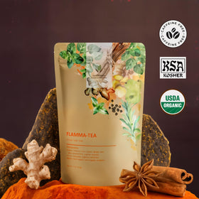 Gardenika Flamma-tea caffeine-free alternative to morning coffee, ideal for quiet mornings.