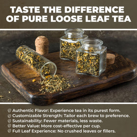 Gardenika Flamma-tea warm spice notes invite a cozy aroma.