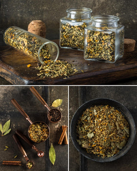 Gardenika kosher-certified tea badge on packaging assuring dietary compliance
