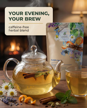 Gardenika kosher organic tea pack emphasizes caffeine-free herbal option