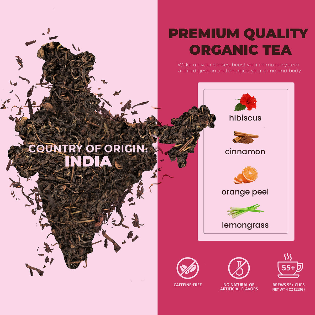Gardenika loose leaf tea in a resealable packaging preserving freshness and flavor.