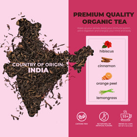 Gardenika loose leaf tea in a resealable packaging preserving freshness and flavor.
