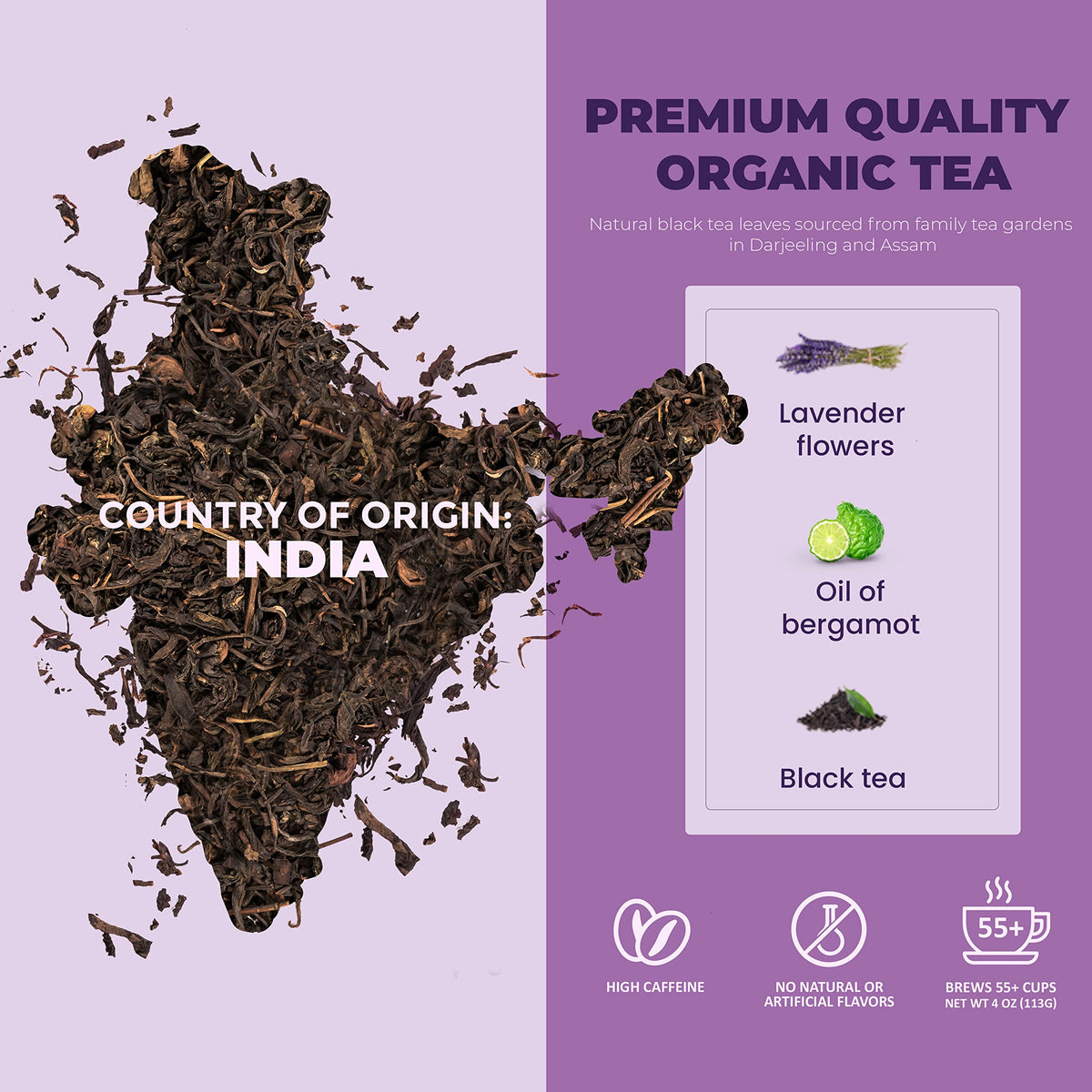 Gardenika loose-leaf tea being poured into a cup for daily refreshment