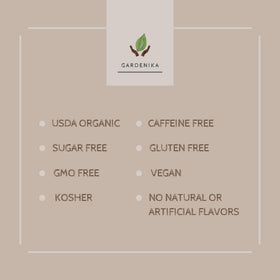 Gardenika Recyclable Packaging Tea Sampler emphasizes eco-friendly choice.