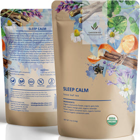 Gardenika Sleep Tea cup with lavender-chamomile aroma for a calming evening ritual